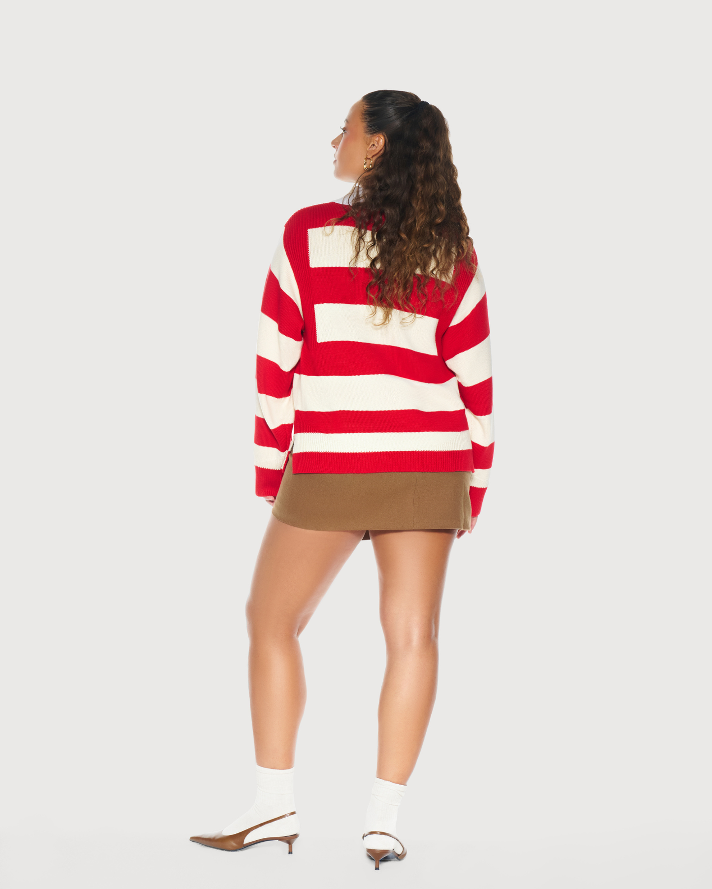 Kai Rugby Knit Striped Red