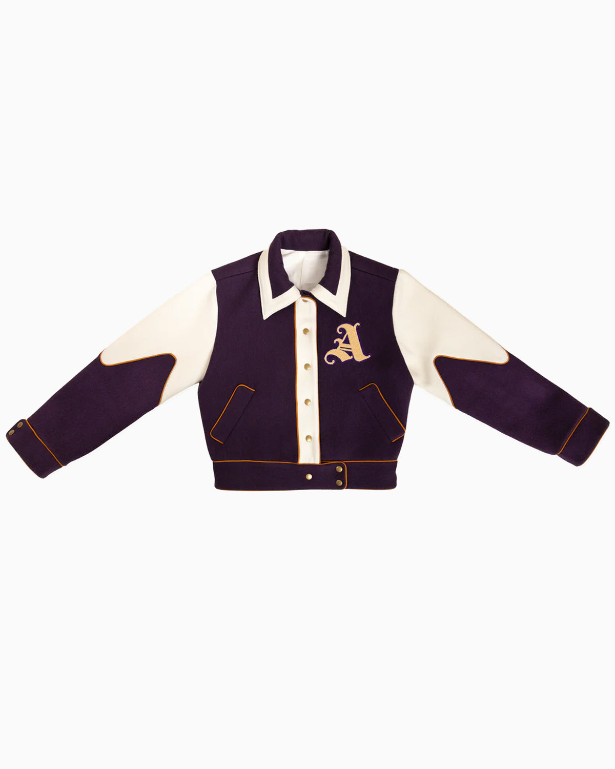 Liz Varsity Jacket - Deep Purple