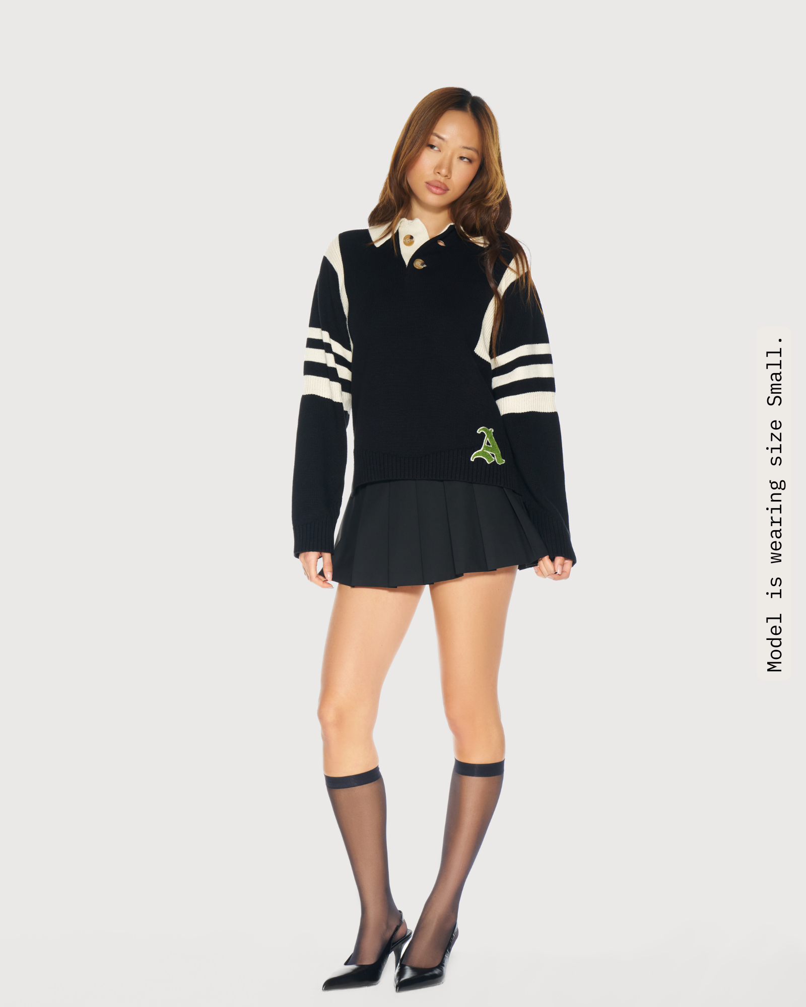 Kai Rugby Sweater Black - Aseye Studio Kai Rugby Sweater Black - Aseye Studio