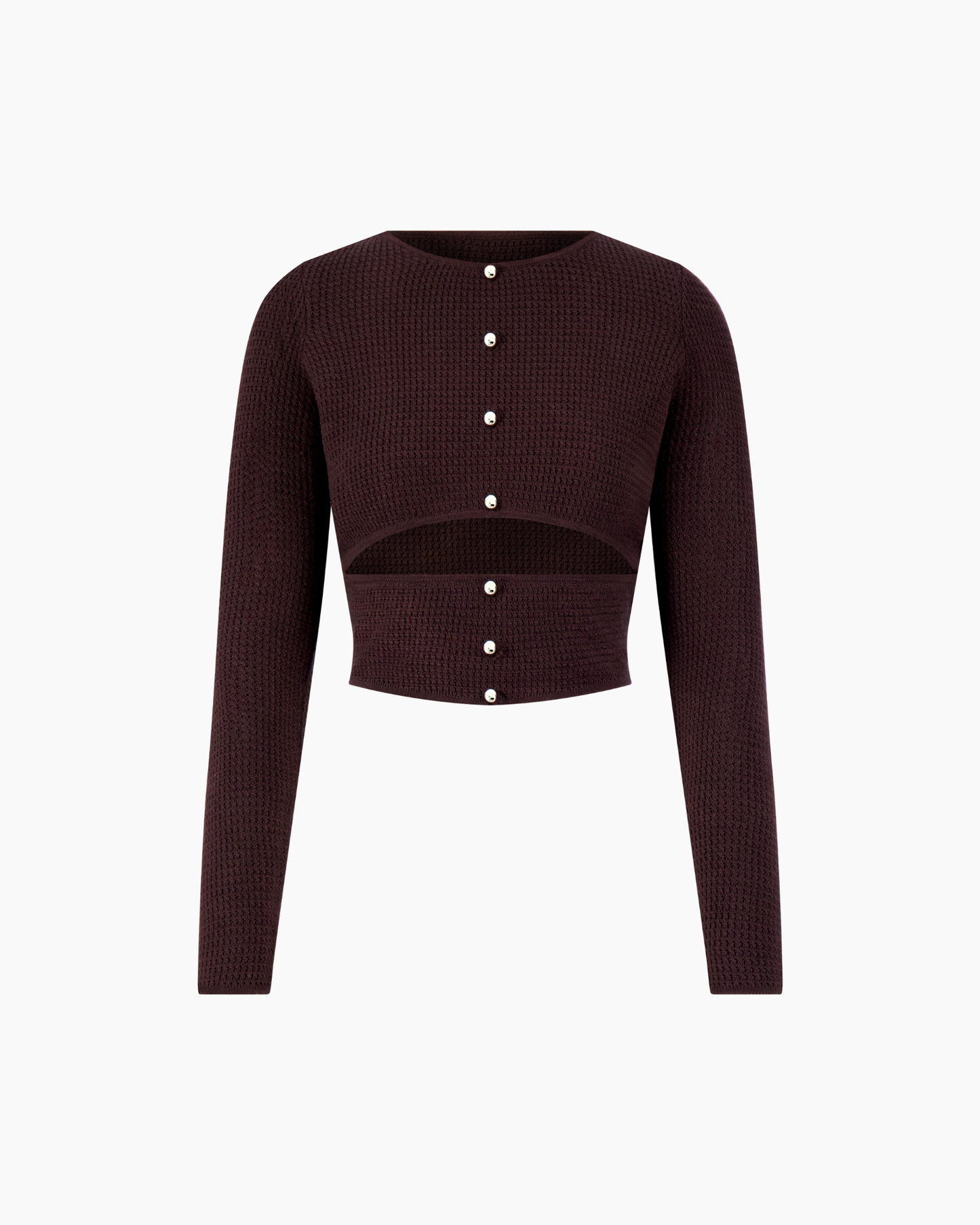 Felisa Knit Top Mahogany