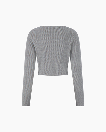 Felisa Knit Top Grey