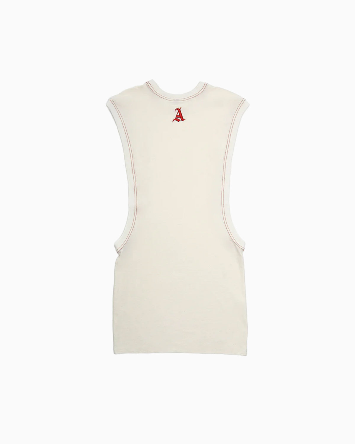Back View of Amerie French Terry T-shirt Dress by Aseye Studio. T-Shirt Dress in White