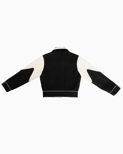 Liz Varsity Jacket - Black