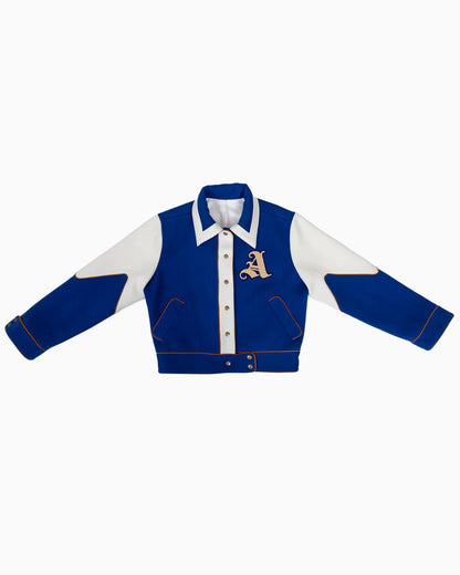 Liz Varsity Jacket - Royal Blue