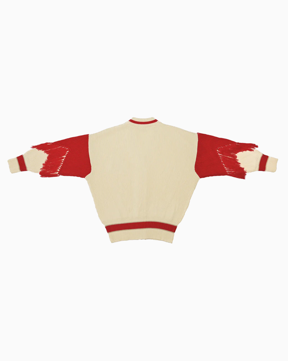 Varsity Cardigan Red