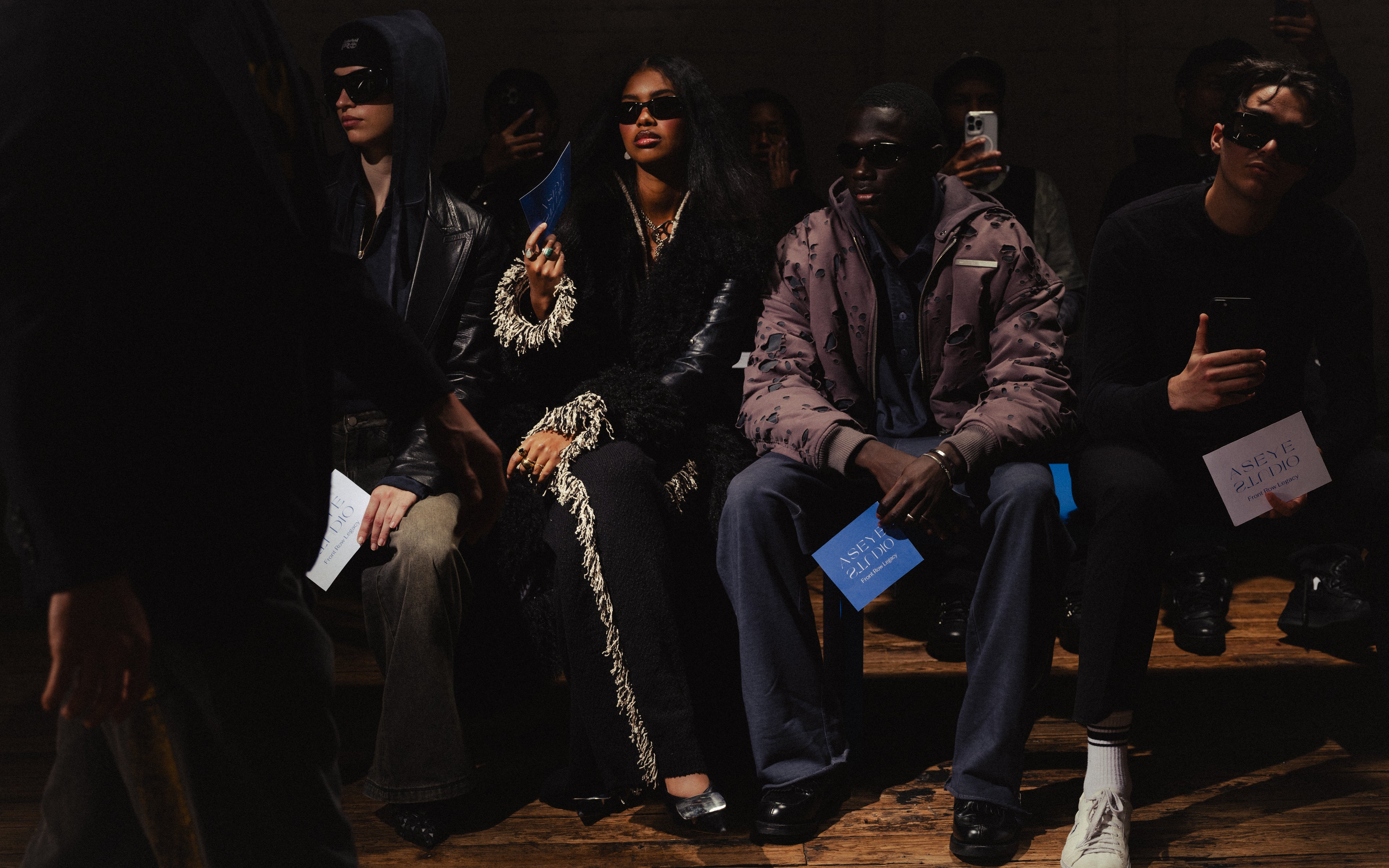 Aseye Studio debuts older Front Row Legacy Collection Campaign. Shop an additional 15% Off of our most-loved styles in on Archive Sale for Black Friday and Cyber Monday Sale.