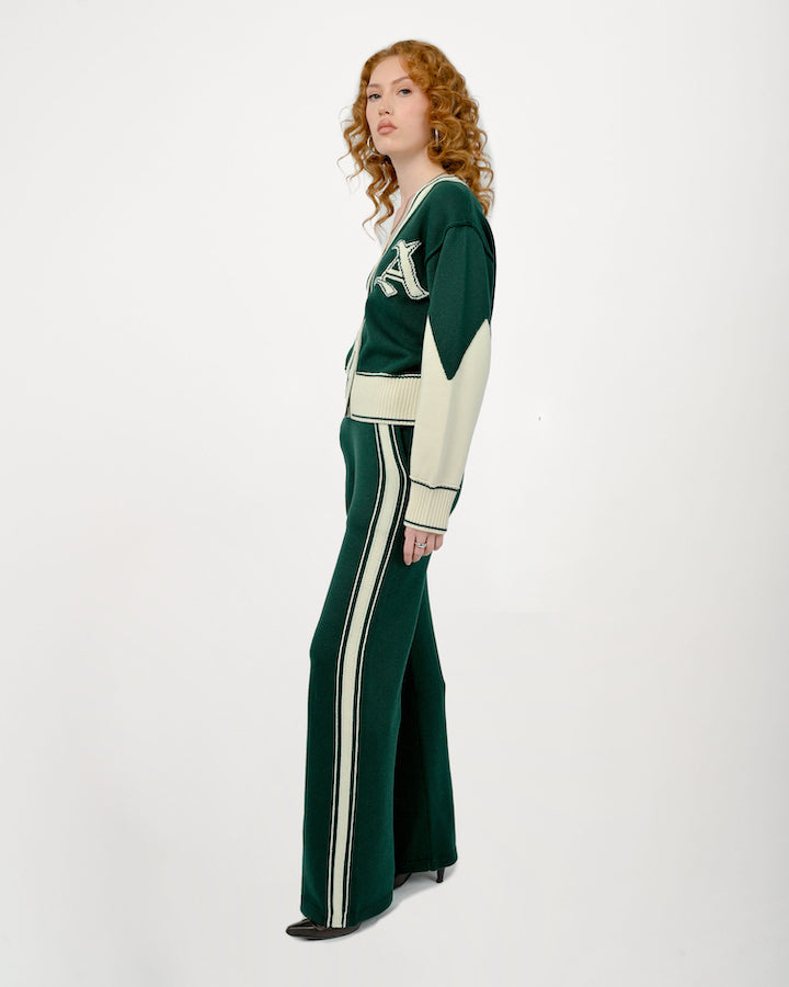 Byrd Classic Knit Pants Forest Green