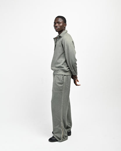 Model in Allora Track Pants and August Pullover by Aseye Studio