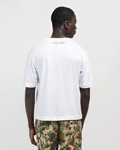 Back View of Model wearing Studio of Trailblazers T-shirt by Aseye Studio