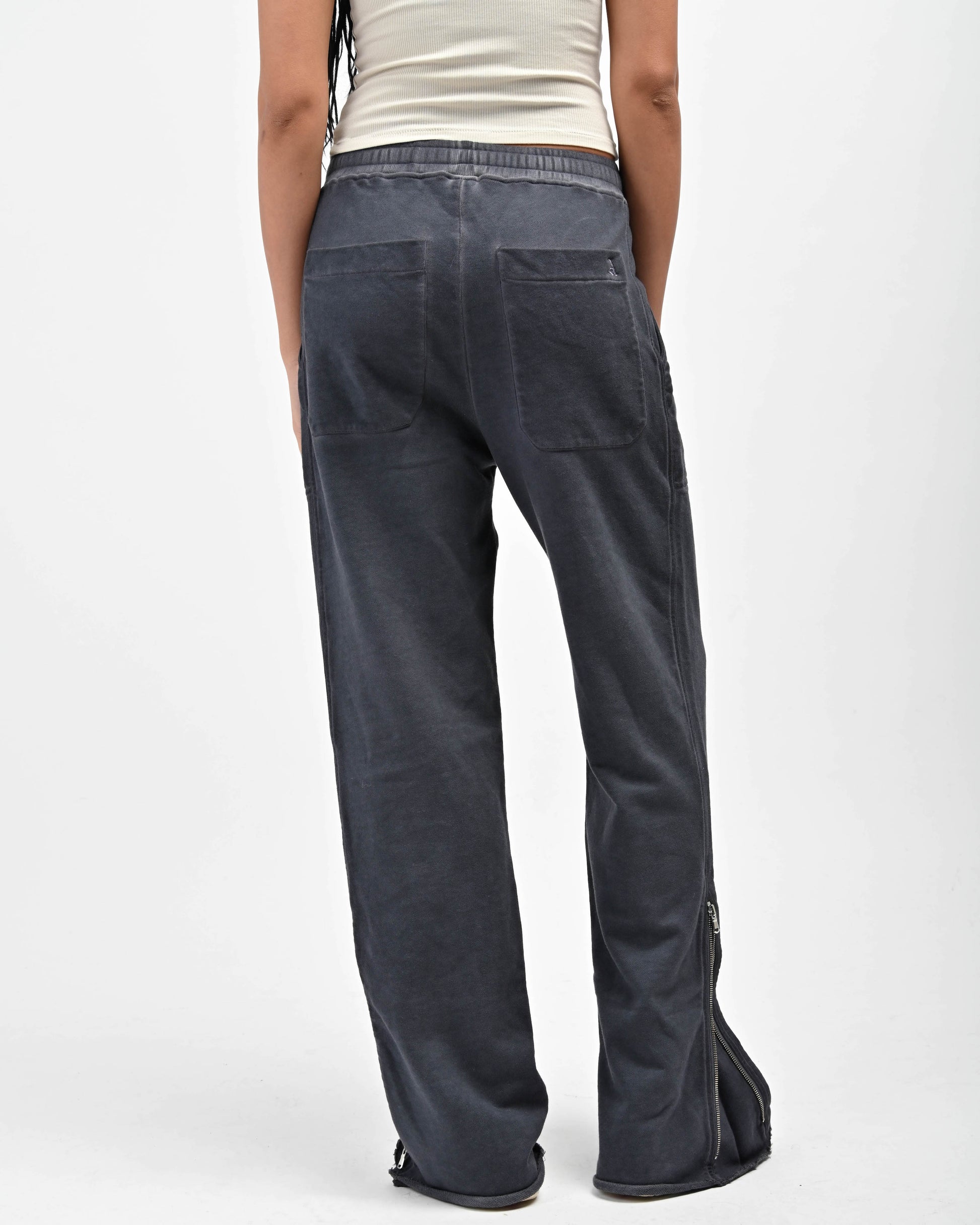 Model in Allora Track Pants by Aseye Studio