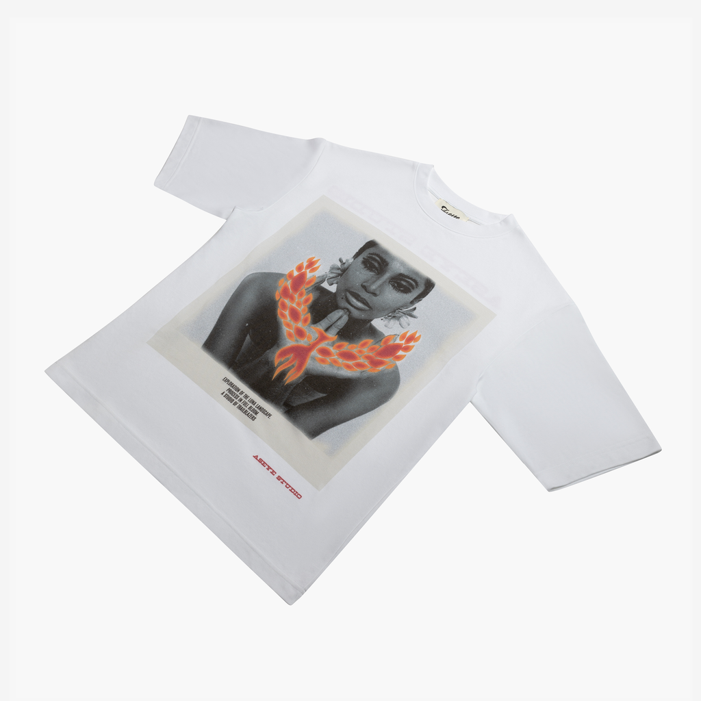 Full View of Rising Luna T-Shirt by Aseye Studio